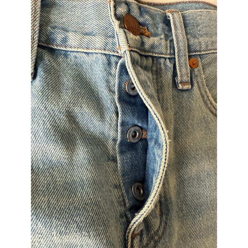 Madewell Women’s Relaxed Denim High Rise Cutoff Shorts Raw Edge Size 26 EUC - Picture 5 of 13